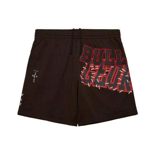 Travis Scott X Mitchell & Ness Georgia Bulldogs Basketball Shorts