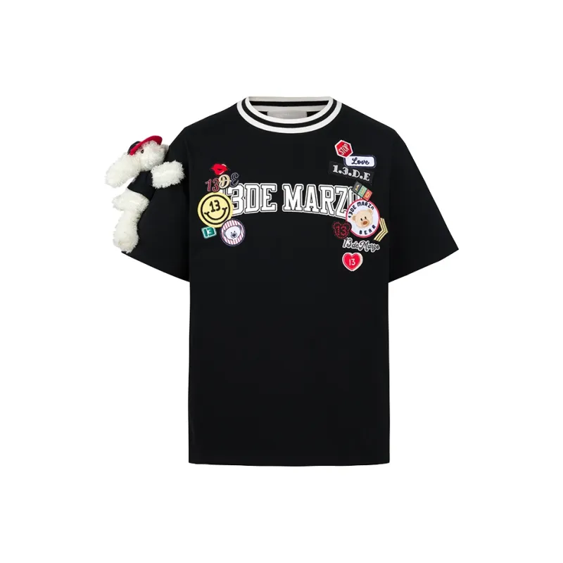 13 DEMARZO Short Sleeved T Shirts Unisex-3