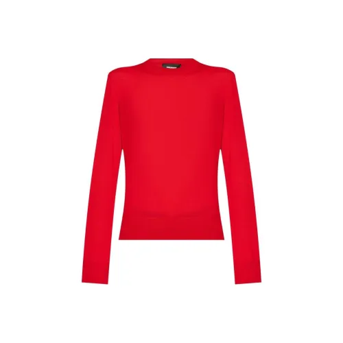DSQUARED 2 D2 Logo Crewneck Knitted Jumper