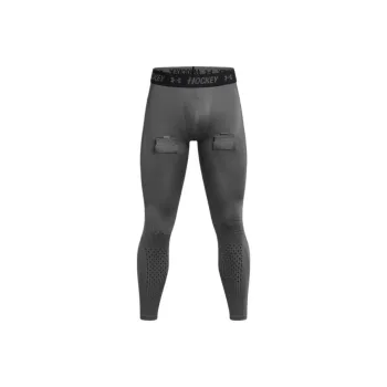 Under Armour Hockey Compression Sports Pants Men's Gray 025