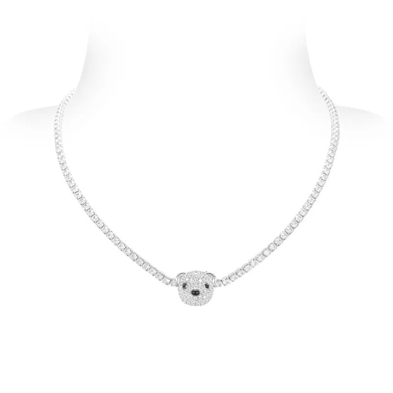 GEMOLA Synthetic Cubic Zirconia Necklaces Women's-1