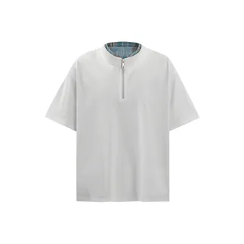 BEAR UNION Drop Shoulder Sleeve T Shirt Unisex White