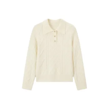 EICHITOO Sweaters Women's Ecru