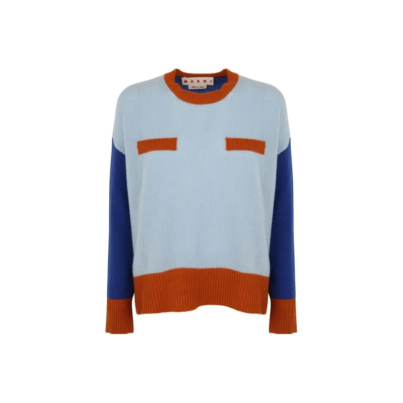 MARNI Color Block Knitted Jumper-0