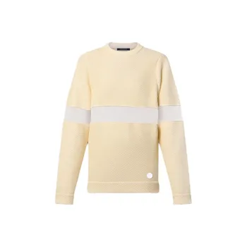 LOUIS VUITTON 1AFGY4 Tulle Insert Knit Pullover
