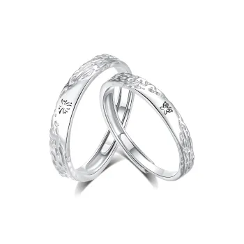 Treasure Flaws S999 Fine Silver Rings Unisex