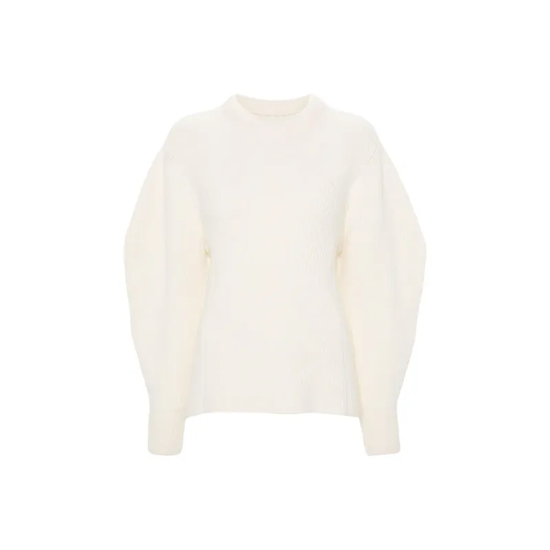 JIL SANDER Crewneck Puff Sleeved Jumper-0