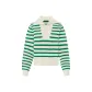 Green White Stripes