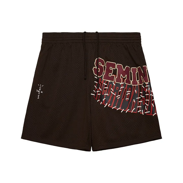Travis Scott X Mitchell & Ness Florida State Seminoles Basketball Shorts-0
