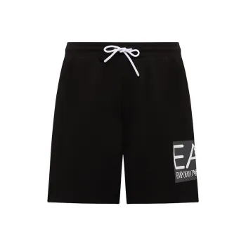 EMPORIO ARMANI EA7 SS24 Casual Shorts Men's Black
