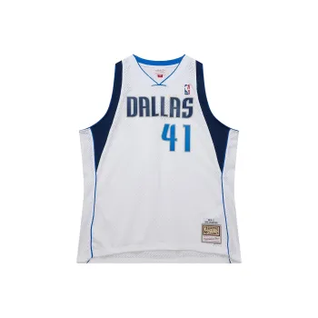 Mitchell & Ness Basketball Jerseys SW Fan Edition Mavericks/Nowitzki Men's White