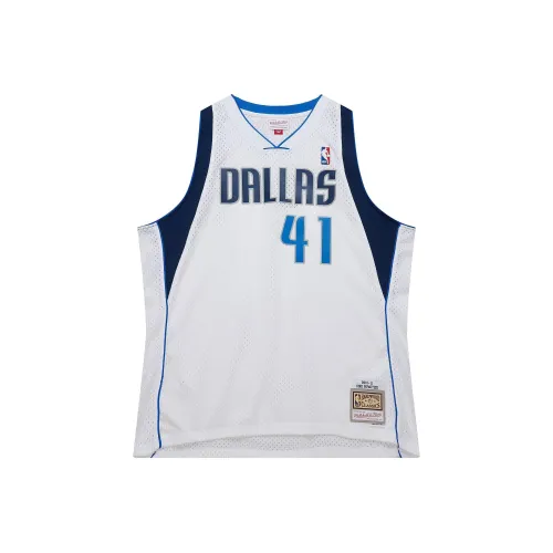 Mitchell & Ness Basketball Jerseys SW Fan Edition Mavericks/Nowitzki Men's White