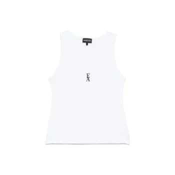 EMPORIO ARMANI Raised logo Tank Top