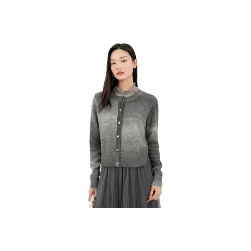 Fragment Sweater Women's Gray White