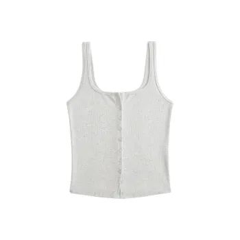 Hollister Tank Tops Women's Light Heather Gray