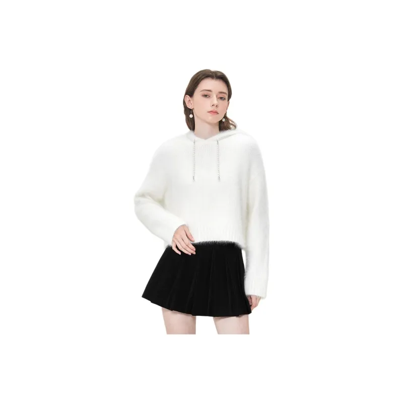 Caroline Sweaters Women's White-0