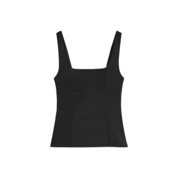 ZARA Tank Tops Women's Black