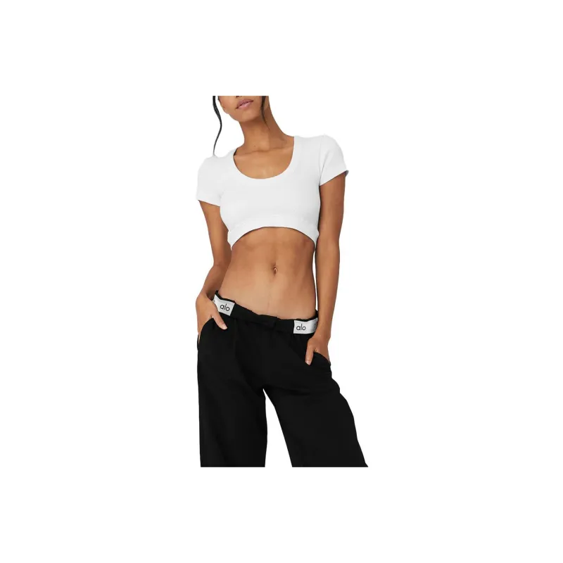 Alo Yoga Short Sleeved T Shirts Women's-6
