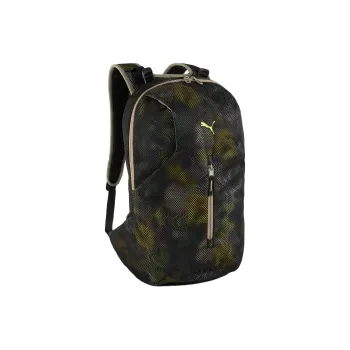 PUMA PUMATECHHoops X Polyester Backpack Large Size Unisex Black & Green