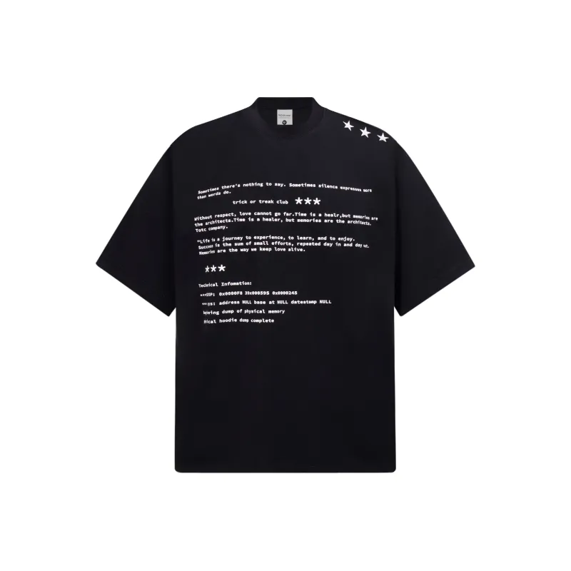 YINLEI Set in Sleeve T Shirt Unisex-0