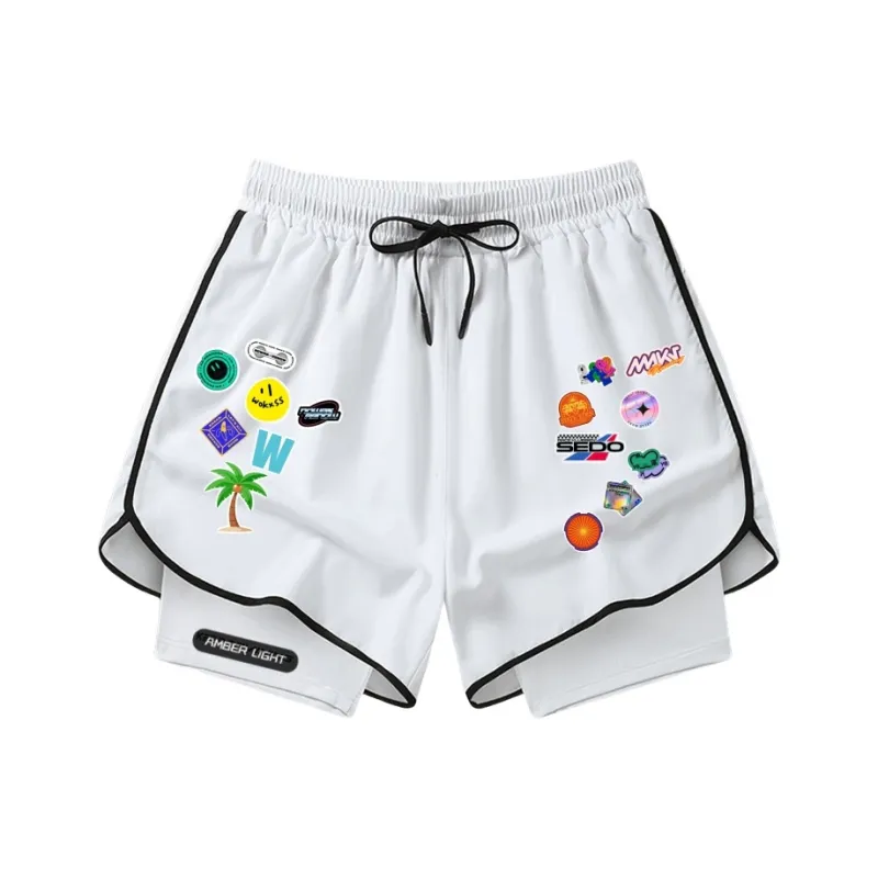AMBER LIGHT Sports Shorts Unisex-4