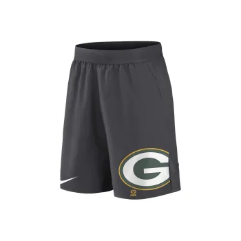 Nike Dri-FIT Stretch Sports Shorts NFL Green Bay Packaging Team Men's Anthracite