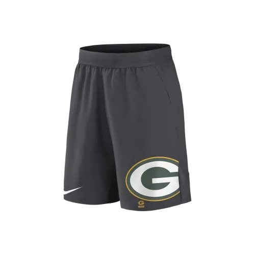 Nike Dri-FIT Stretch Sports Shorts NFL Green Bay Packaging Team Men's Anthracite