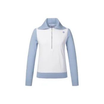DESCENTE Golf Sweaters Women's Blue
