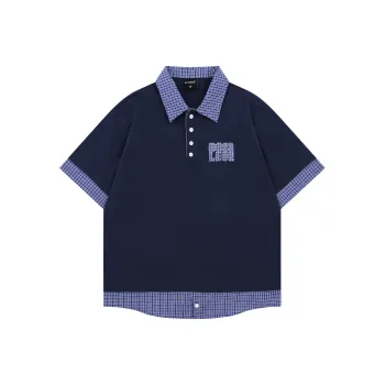 YINLEI T Shirts Unisex Navy Blue