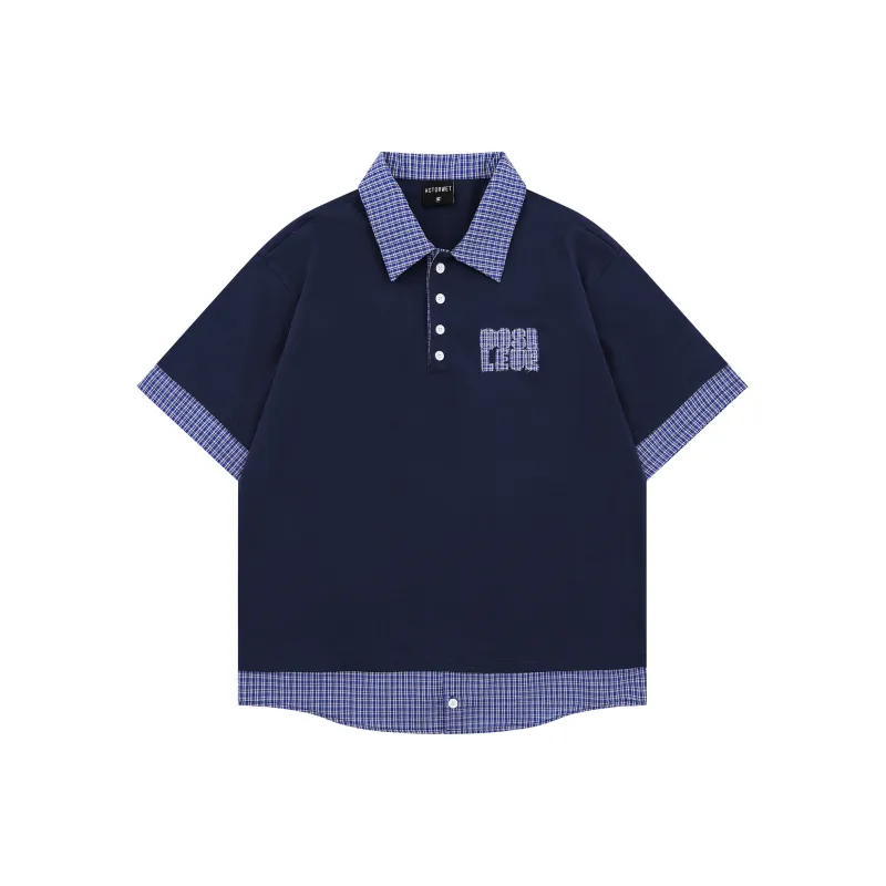 YINLEI T Shirts Women's Navy Blue-0