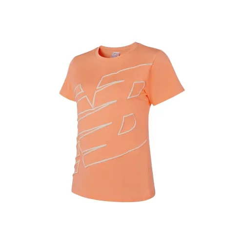 New Balance Sports Life Collection T Shirt Women's Orange Red