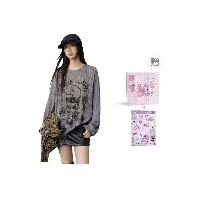 UNIFREE x AISILEXIAOTU T Shirt Women's-7