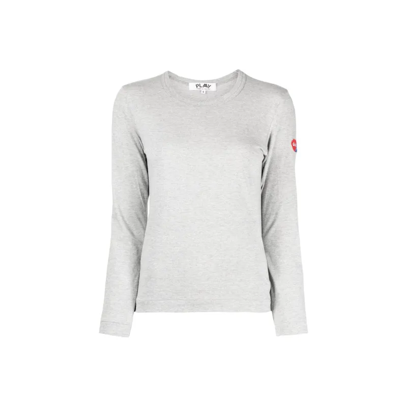 CDG T Shirts Women's Gray-0