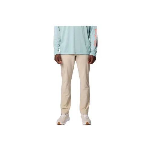 Columbia PFG Terminal Tackle 2 Casual Pants Men's Beige Yellow