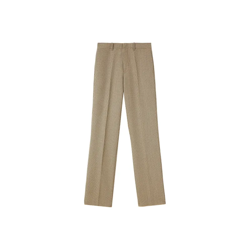 JIL SANDER Check pattern Straight leg Trousers-0