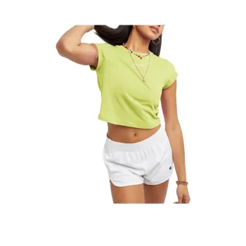 Champion Crop Tops Women's Yellow