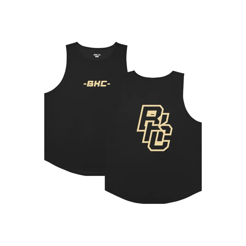 BKCXZICE Summer Tank Tops Unisex Black-0