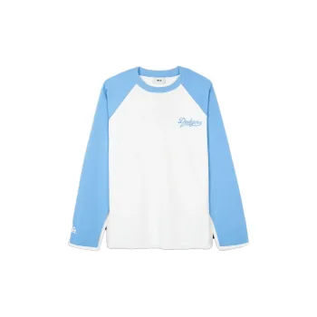MLB SS24 Raglan Sleeve T Shirt Women's Light Blue