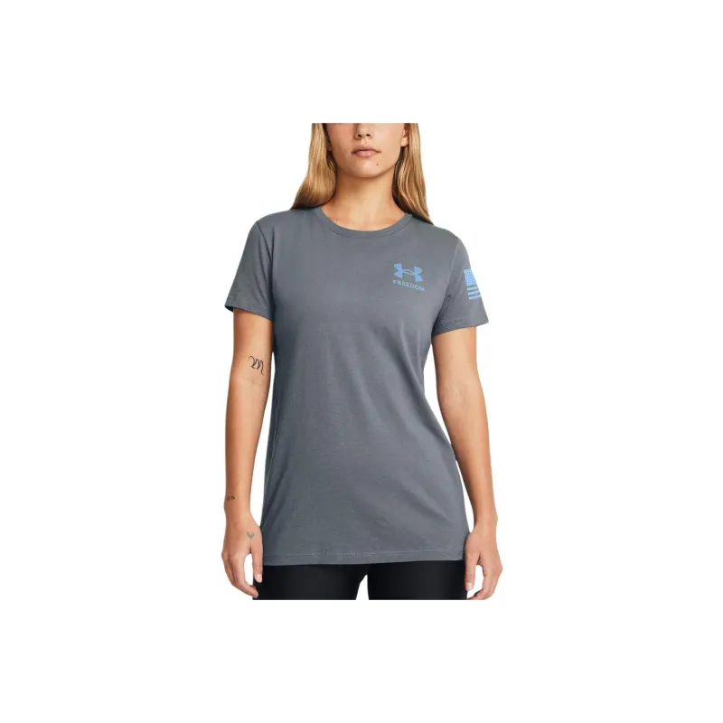 Under Armour UA Freedom T-Shirt Women's Gray-0