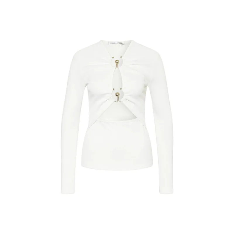 Christopher Esber Cut out Detail Long sleeve Top-0