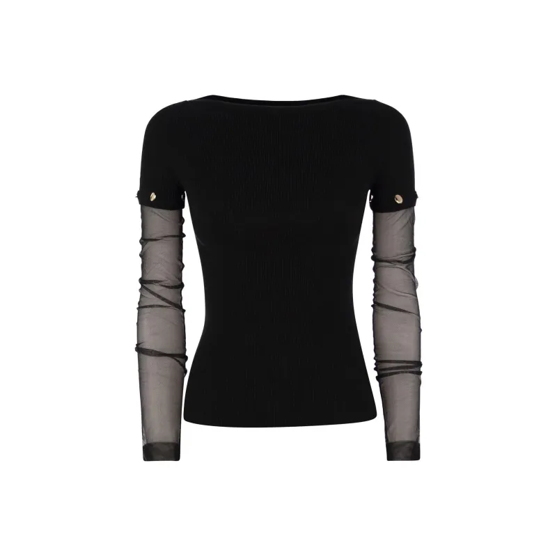 SportMax Alcide Boat Neck Long Sleeved Jumper-0