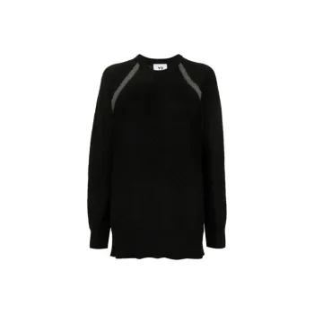 Y 3 FW21 Loose Fit Sweater Women's Black