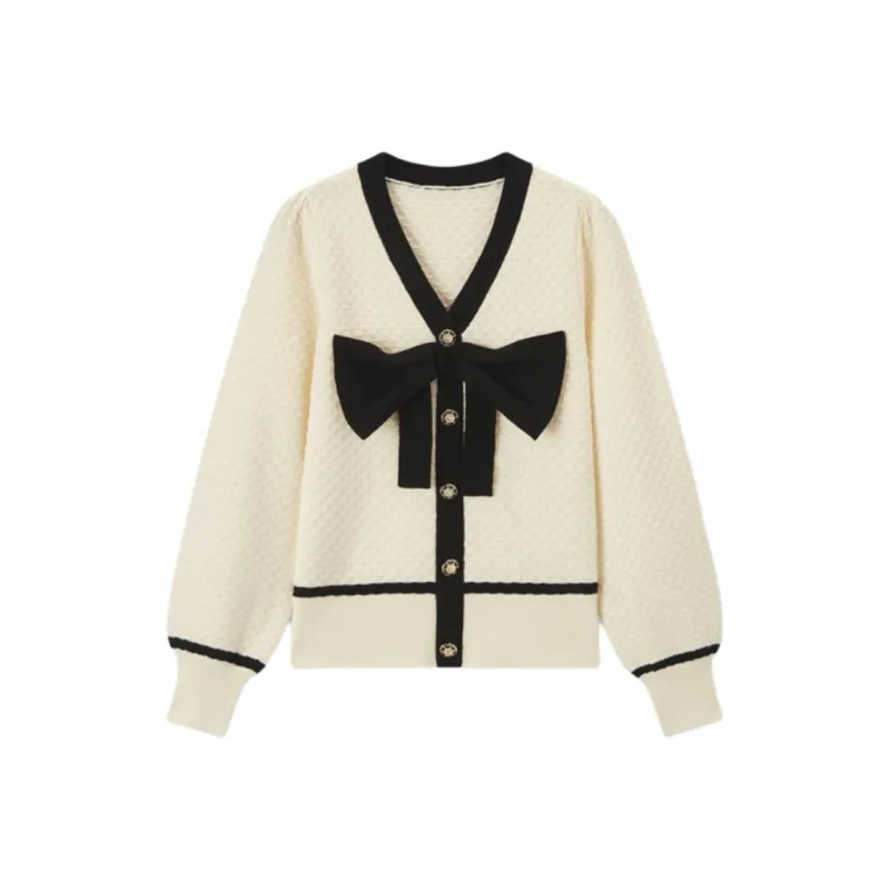 EICHITOO Sweater Women's Ecru Trim-0