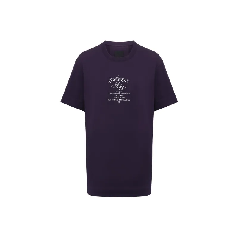 Givenchy T-Shirts Women's Dark Purple-0