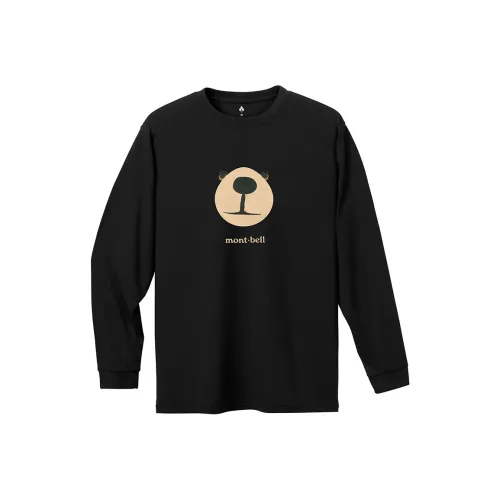MONTBELL SS25 Regular T Shirt Unisex BK Black |1114773