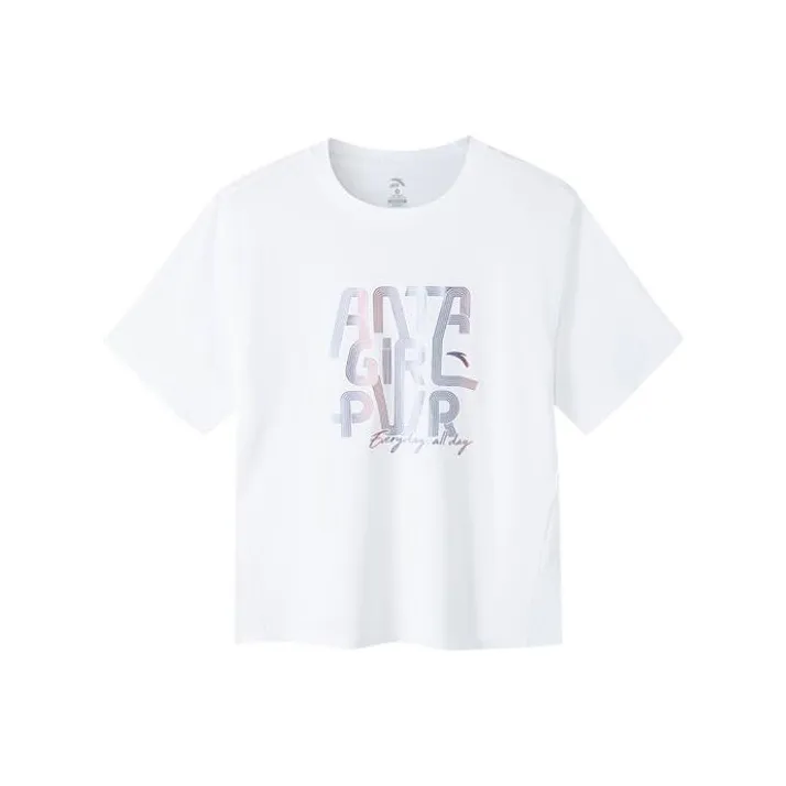 Anta T Shirt Women's Pure White-0