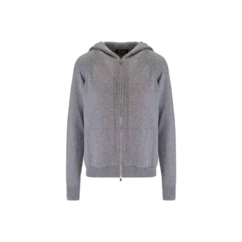 Loro Piana Zipped Knitted Hoodie