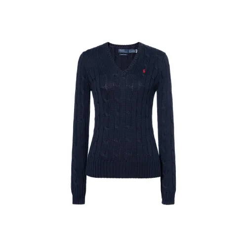 Polo Ralph Lauren Pima Cotton Kimberly Ls Pullover Hunter Navy