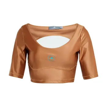 Adidas x Stella McCartney Crop Top Crop Tops Women's Gold