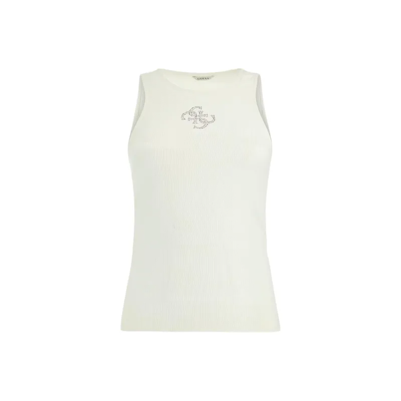 GUESS Tank Tops Women's White-0